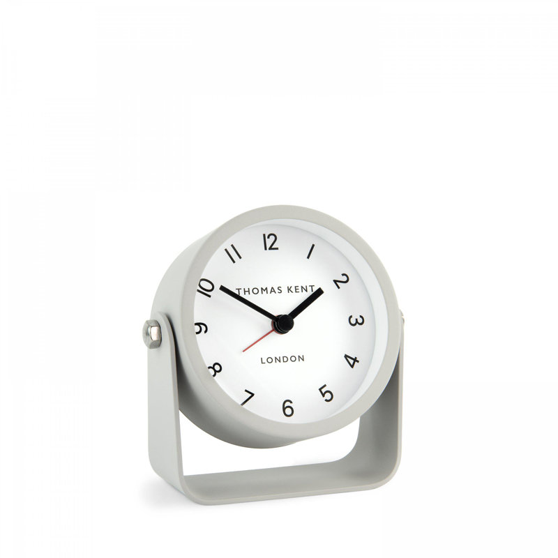 Wren Alarm Clock Dove 4in, Grey