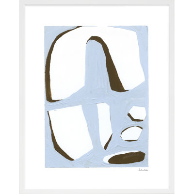 Contemporary Blues 10 By Andrea Stokes - Framed Wall Art