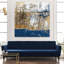 «Blue Contemporaneo», reproduction d'art sur toile géante 54 po x 54 po-59884955