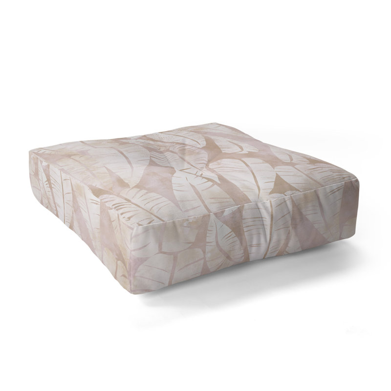 Schatzi Island Goddess Leaf Square Pillow Cover & Insert, Brown