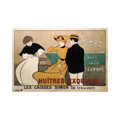 Vintage Ad Poster - Wrapped Canvas Rectangle Print