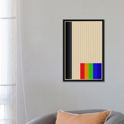 Albree Modern Rainbow Silo, impression sur toile