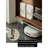Retro style display bookcase