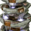 Fontaine d’extérieur en résine avec lumière Housel