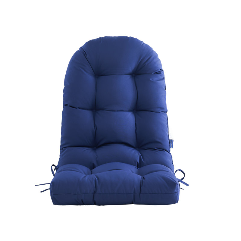 Outdoor 4'' Seat / Back Cushion, Classic Blue