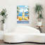 «Limoncello Lake View Abstract Contemporary Coastal Fruit», art mural-130480663