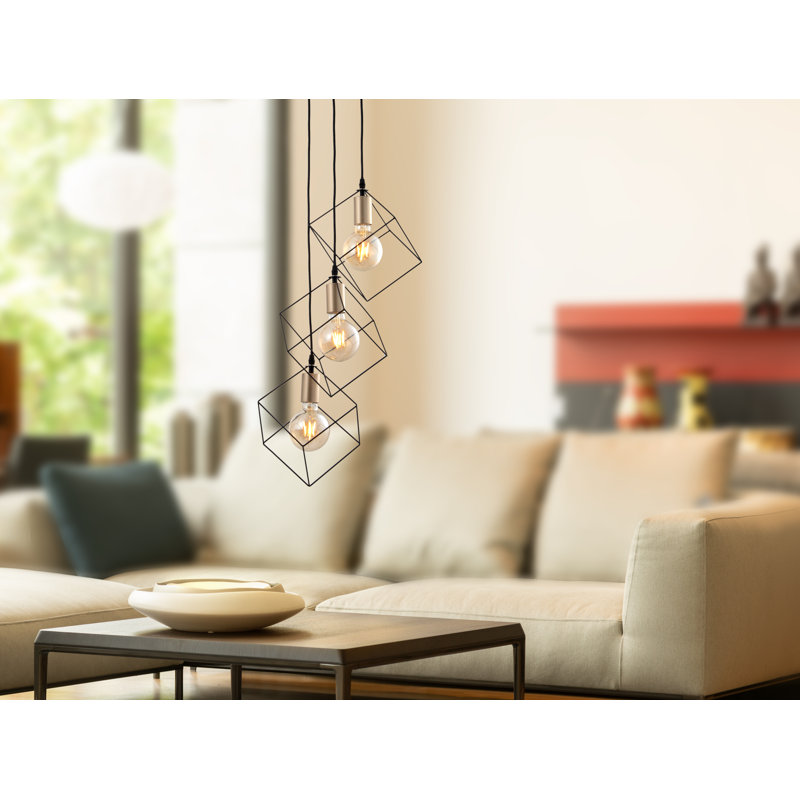 Ramon 1 - Light Black Cluster Pendant
