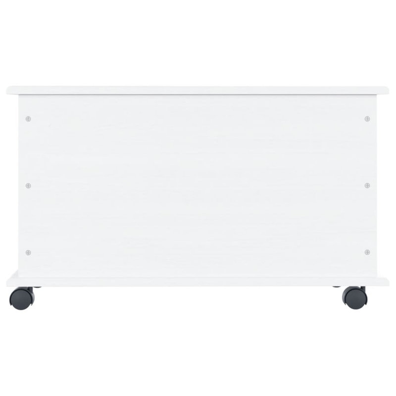 Levonne vidaXL Storage Chest with Wheels, ALTA Range, 28.7''x15.6''x17.3'', White