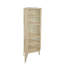 Armoire de coin sur pied en lin