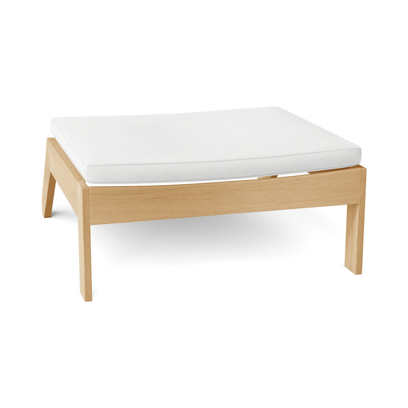 Repose-pieds Ashland Teak Adirondack - Teck naturel, InsideOut® Rollo ‑ lin dentelle, Welt, Teck naturel