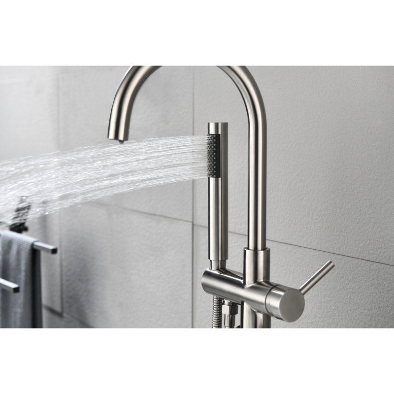 Robinet de baignoire avec douche à main et contrôleur d'usure