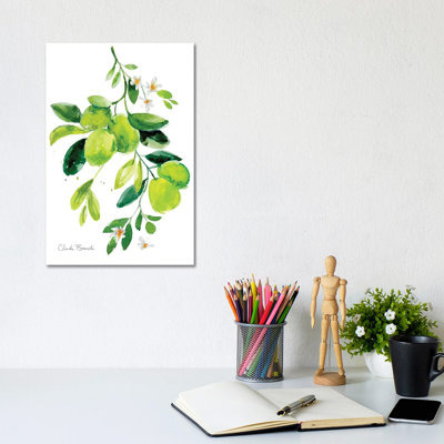 Limes par Claudia Bianchi - peinture sur toile tendue