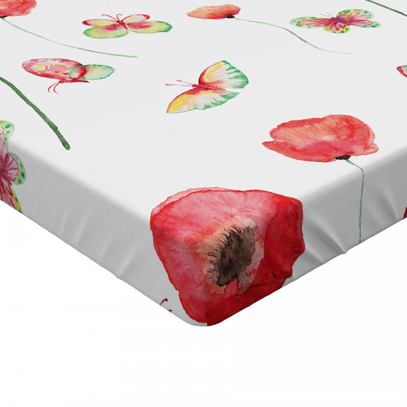 Drap-housse floral/floral, Drap-housse grand