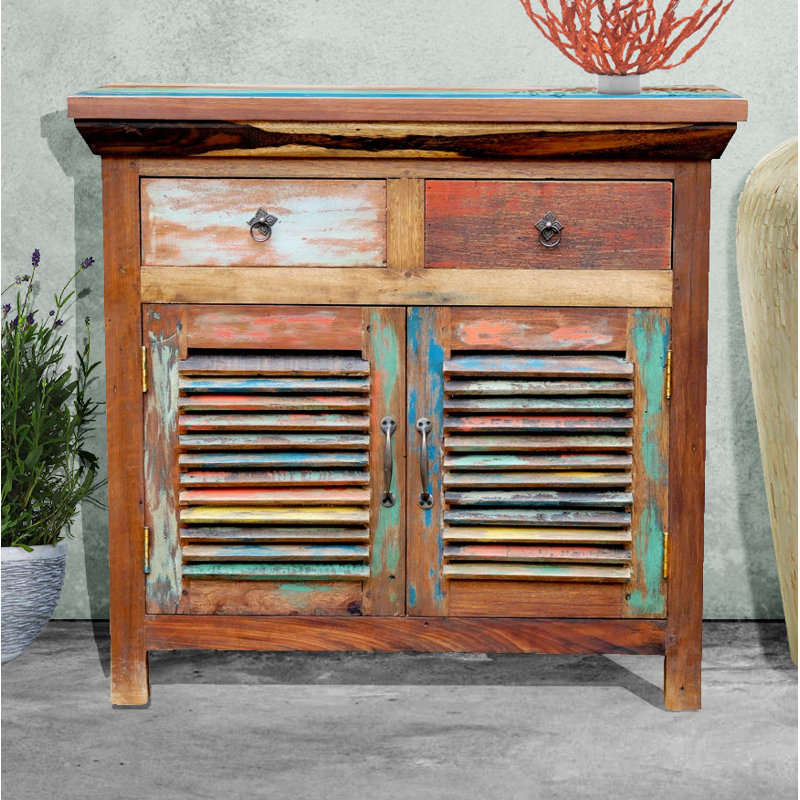 Caress Solid Wood Accent Cabinet