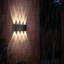 Graven 8-Light Curved Aluminium Black Up & Downlight
