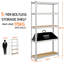 Color 90cm W Steel Storage Rack-108358208