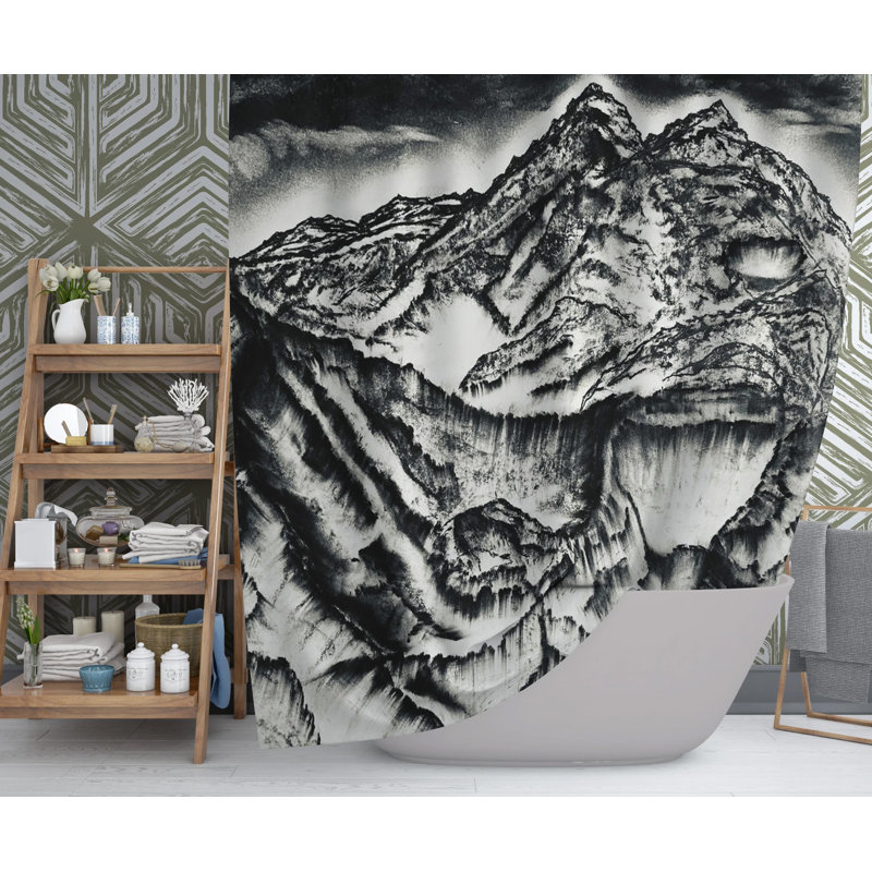 Rideau de douche The Lost Collection, H 90 po x l 70 po