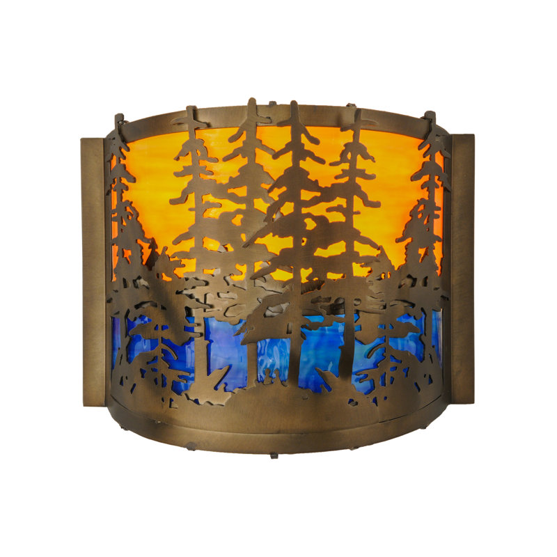 Rustic Lodge 1 - Light Flush Mounted Sconce