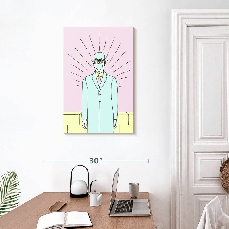 Leisha The Son Of Man Abstract, 30" H x 20" W