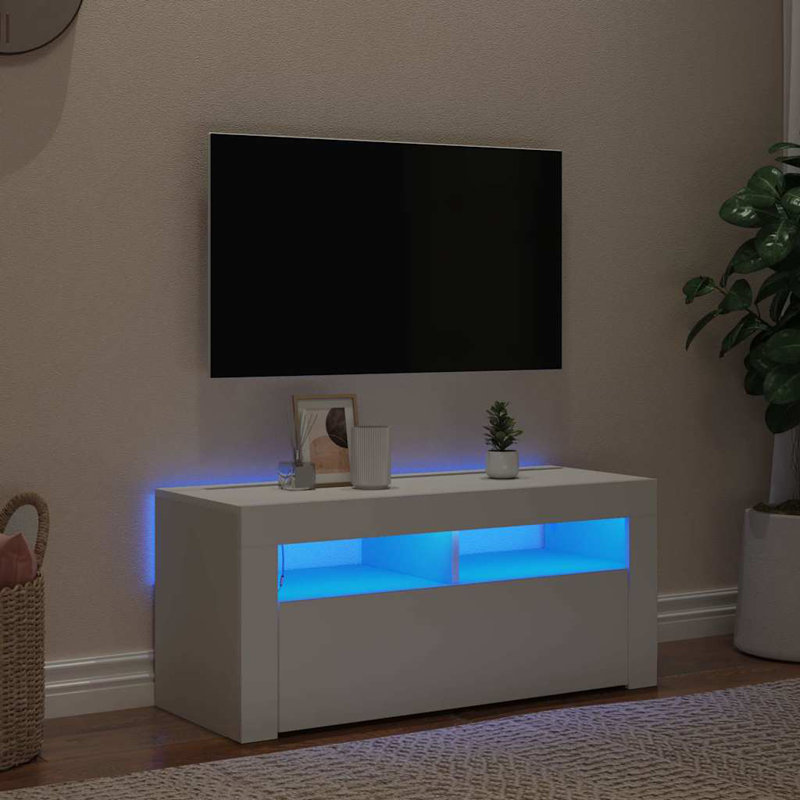 Fairmead Unfinished TV Stand, White