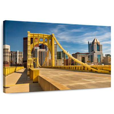 Lilie Roberto Clemente Bridge In Pittsburgh