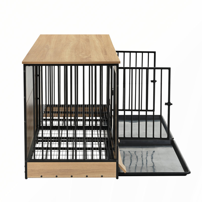 Meuble double XL avec cage pour chien