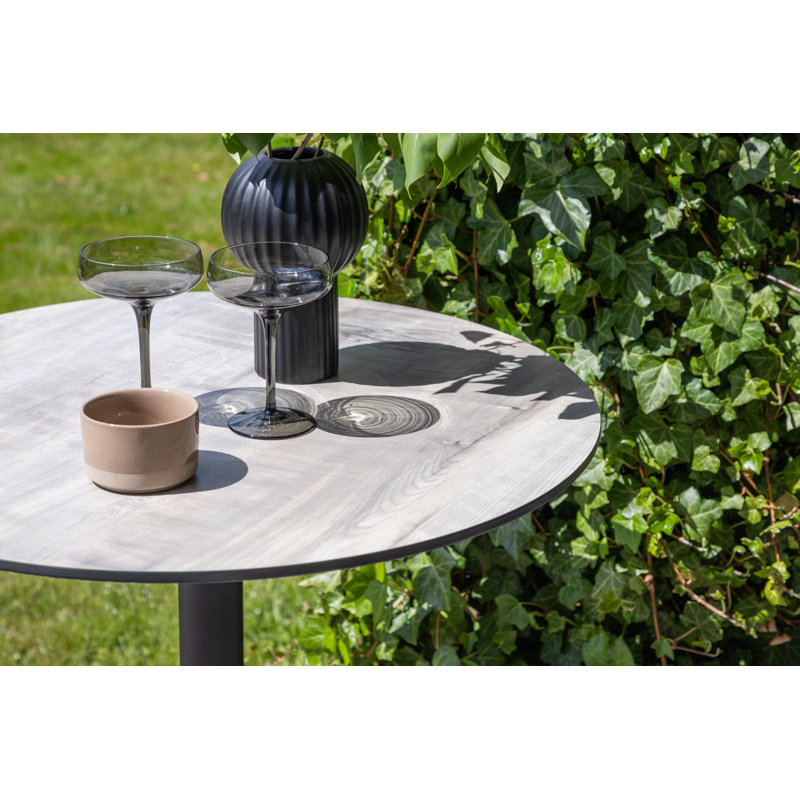 Wainscott Round Metal Outdoor Coffee Table , 90cm cm W 150cm cm D