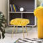 Repose-pieds carré standard en velours de 14,8 po de large Keung-177999859