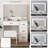 White Makeup Vanity Set