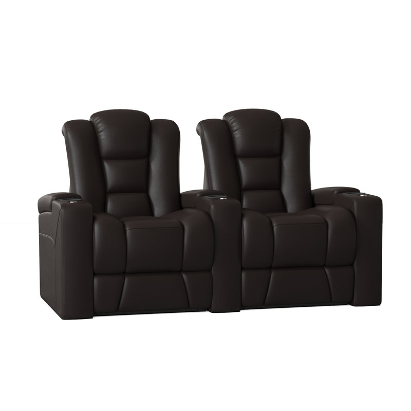 Sièges de rangée home cinéma, Brun ultra foncé