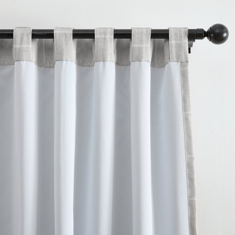 Rideau obscurcissant Saffo, L 52 po x L 84 po, Gris