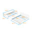 Ensemble de lit plateforme simple tapissier avec lattes TG-1397634880