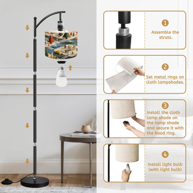  Lampe sur pied Arc