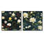 Sherree - Ensemble de 2 collages carrés floraux-101850702-101850703