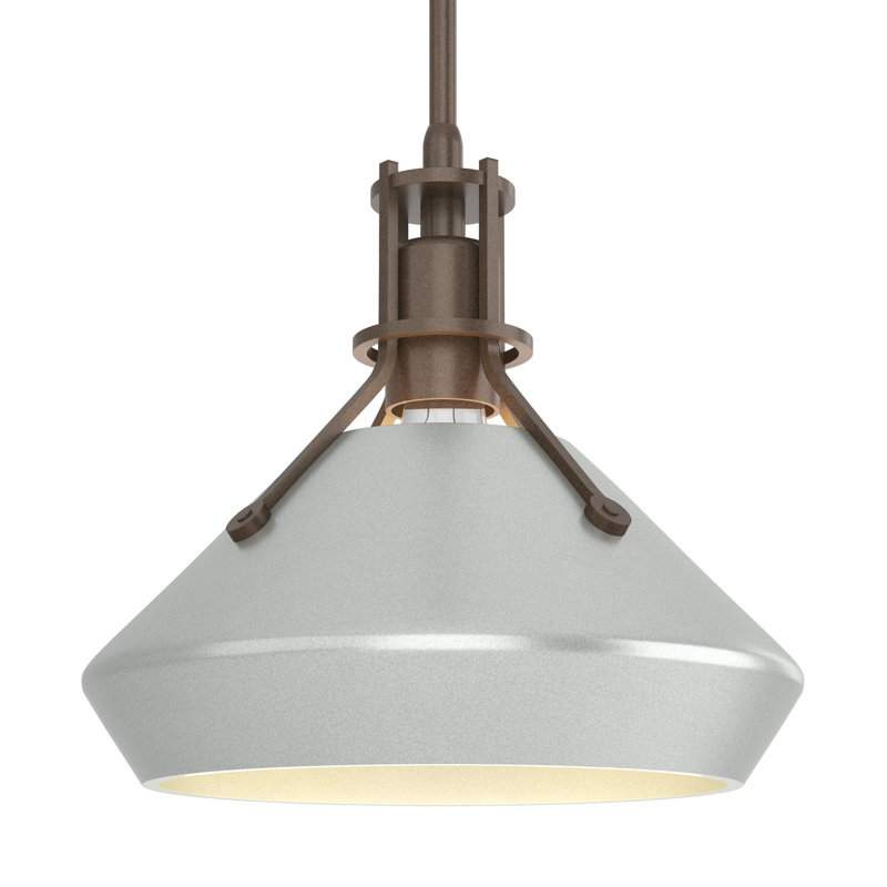Henry with Chamfer Pendant, Vintage Platinum, Bronze