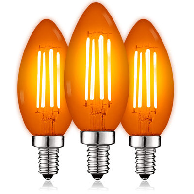 4,5 W (équivalent à 40 W), ampoule à DEL B11, ampoule colorée, culot E12 / candélabre