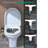 Elongated Toilet Seat Bidet