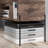 8Ft Heavy Duty Folding Table, Indoor Outdoor Portable Plastic Picnic Desk with Steel Legs and Handle-89255269