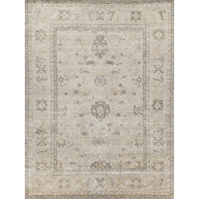 Antique Weave Oushak Wool Oriental Area Rug