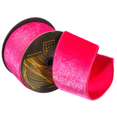  4" x 10yd Luster Wired Ribbon. 
