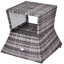 Table d'appoint en osier de rotin avec trou pour parasol Bela-62624451