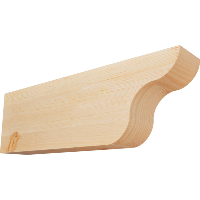 Queue de chevron lisse Carmel, Douglas, H 10 po x l 5 1/2 po x L 32 po