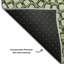 Tapis olive Prisco lavable à la machine de qualité supérieure-1919830214