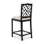 Tabouret de comptoir Brighton, noir antique