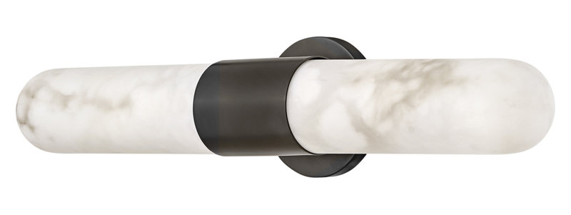 2 - Light Dimmable LED Bath Bar, Black Oxide