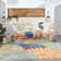 Alsaedi Floral Green/Blue/Orange Indoor/Outdoor Area Rug