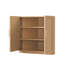 Armoire d'appoint de coin en bois naturel avec portes et rangement peu encombrant P 16 po x l 31 po x H 31 po-1962771749-1962771672