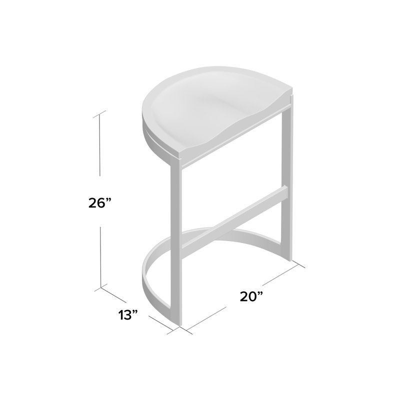 Bancroft 26" Bar Stool, Counter Stool (26" Seat Height)