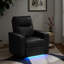Fauteuil inclinable électrique de cinéma maison en cuir véritable avec appui-tête réglable Lapin-101331400
