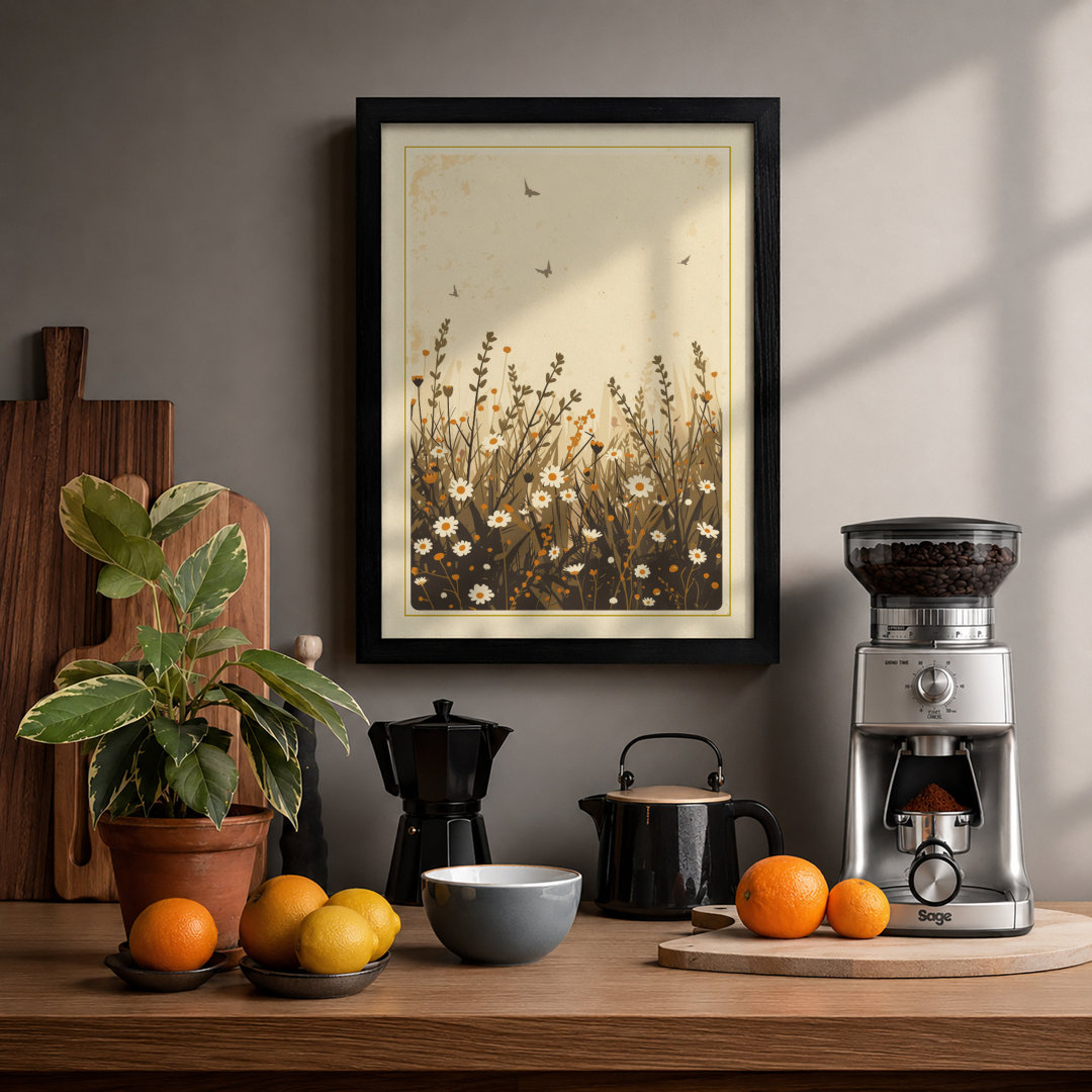 Meadow in Bloom Botanical - Framed Print